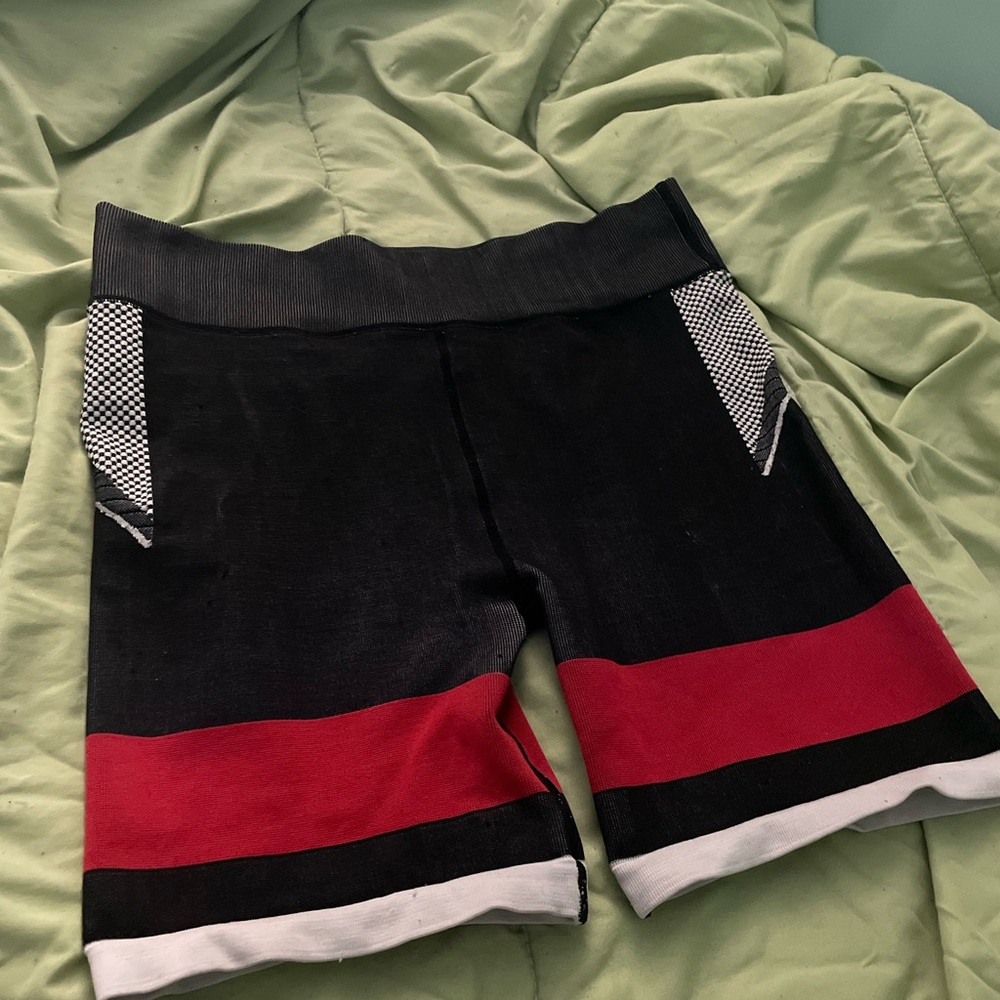 Ardene Black and Red Athletic Shorts